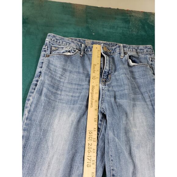 Mossimo Jeans Size 8 Womens Blue Stretch Denim Pants Ladies Mid Rise Bootcut - Picture 6 of 11